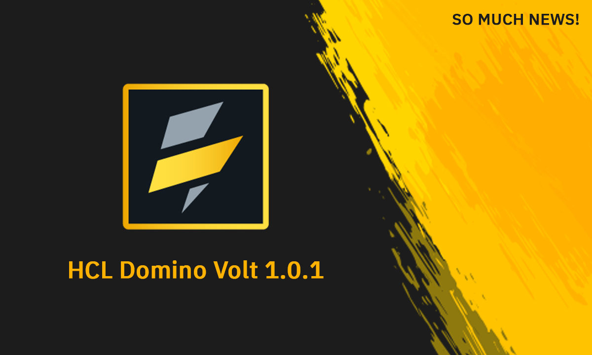 HCL Domino Volt 1.0.1