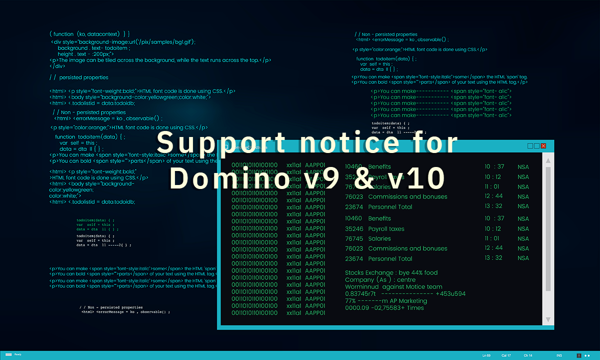 Support Domino V9 & V10
