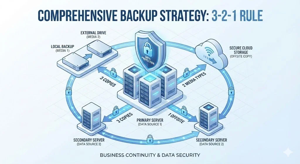Backup Strategy แผนสำรองข้อมูลที่ครบถ้วน | KTNBS
