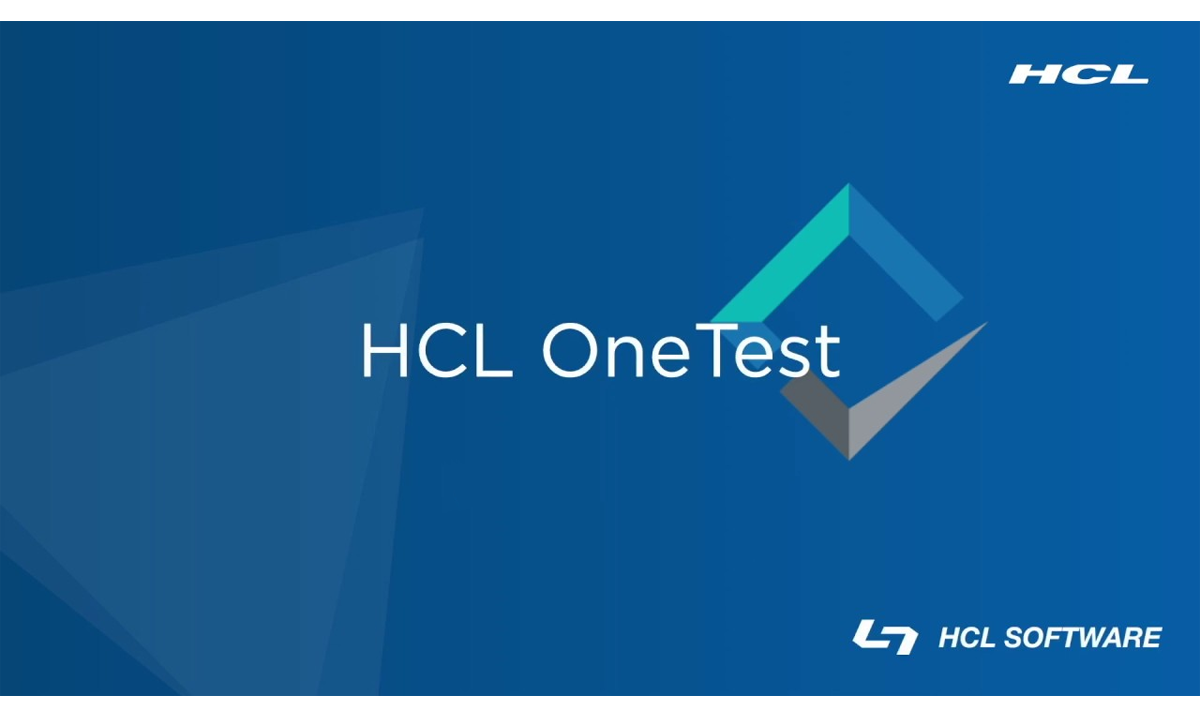 HCL OneTest